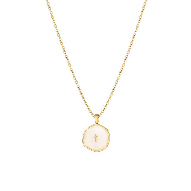 HE SAVES Cross Necklace